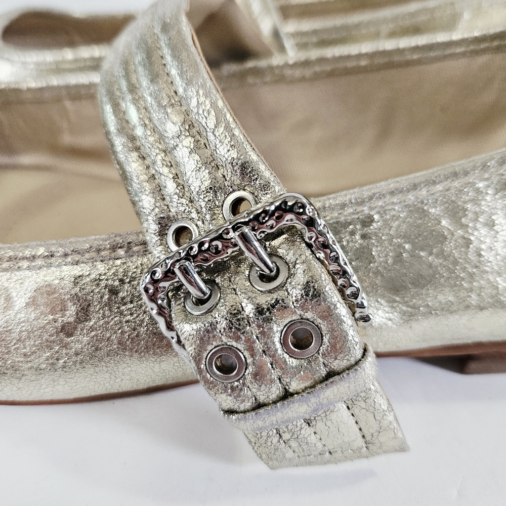 NWOB Anthropologie Dolce Vita Arora Buckled Mary Jane Square Toe Ballet Flats 12 - Picture 7 of 14